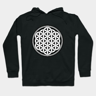 White Flower of life Hoodie